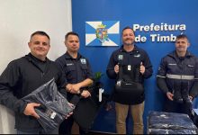 Timbó reforça segurança nas ruas com novos equipamentos para Agentes de Trânsito