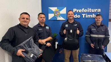 Timbó reforça segurança nas ruas com novos equipamentos para Agentes de Trânsito