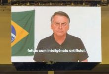 Vídeo criado por IA com Jair Bolsonaro marca lançamento da campanha de Flávio Bolsonaro