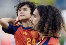 Gesto de amor: Marc Cucurella mantém o cabelo comprido para que o filho com autismo o reconheça em campo