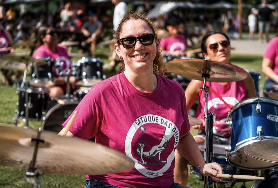 2º Batuque das Guria leva ritmo e protagonismo feminino a Blumenau