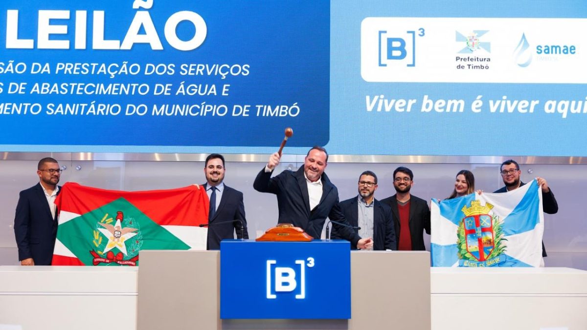 Casan vence leilão e vai assumir os serviços de água e esgoto de Timbó pelos próximos 35 anos