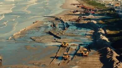 Investimento de R$ 31,5 milhões: Praia de SC entra em transformação com início do alargamento da faixa de areia