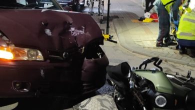 Motociclista fica ferido após colisão frontal com carro em Gaspar