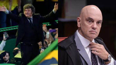 Presidente da Argentina chama Moraes de "lixo careca" após ser impedido de visitar Bolsonaro