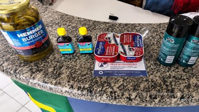 Flagrada pelas câmeras, mulher de 62 anos é presa após tentar furtar produtos de supermercado em Timbó