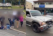 Homem fica inconsciente após ser atropelado na faixa de pedestres em Timbó