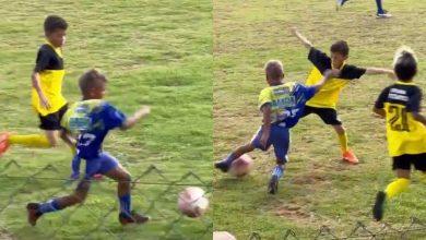 Menino de MT viraliza com lance de craque e é comparado a Messi nas redes sociais