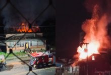 Casarão histórico de Indaial, conhecido como “casa da Xuxa”, é atingido por incêndio durante a madrugada