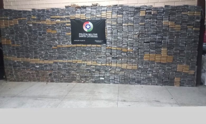 Operação histórica retira 3,5 toneladas de cocaína de circulação; parte da carga estava em Blumenau