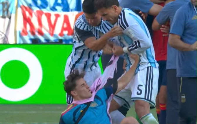 Fifa abre investigação após briga entre jogadores de Espanha e Argentina na final da Copa do Mundo
