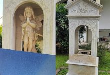 Após 32 anos, história se repete: escultura histórica de anjo é furtada novamente em Blumenau