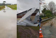 Temporal deixa rastro de estragos em SC e mantém estado em alerta