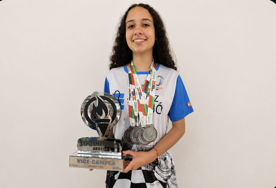 Timbó conquista vice-campeonato geral no xadrez dos Joguinhos Abertos de SC