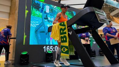 Catarinense inicia desafio de sete dias para tentar quebrar o recorde mundial de corrida em esteira