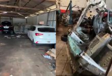 Polícia encontra área usada para desmontar carros roubados às margens da BR-470, em Gaspar