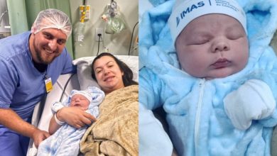 Bebê de quase 5 kg surpreende e bate recorde em hospital de SC