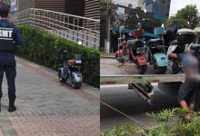 Patinetes e scooters estacionados em calçadas viram alvo de fiscalização em Blumenau
