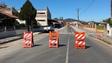Obra muda trânsito em Rodeio e interdita Avenida Presidente Kennedy a partir deste domingo