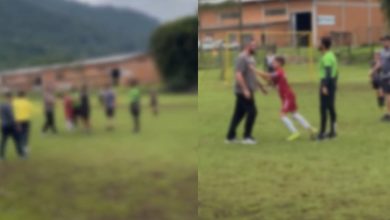 Final do Sub-11 em Timbó é marcada por briga entre adultos e filho tentando conter o próprio pai