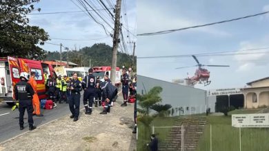 Motociclista de 46 anos morre após perder o controle da moto e colidir contra poste em Blumenau