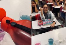 Professora emociona alunos ao revelar gravidez de forma criativa dentro da sala de aula
