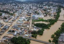 Rio Itajaí-Açu pode chegar a 9,5 metros e superar nível de emergência em Rio do Sul