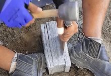 “Cirurgião das Pedras”: pedreiro divide bloco de granito com precisão impressionante