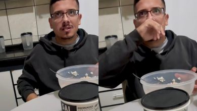 Esposa recria trend da “última refeição” no jantar; marido entra em pânico e reação viraliza na web