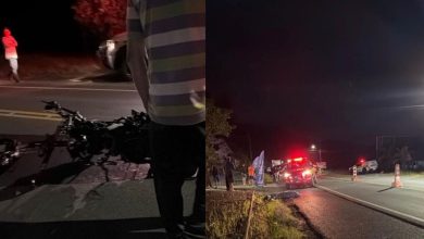 Colisão entre carro e moto deixa motociclista morto na SC-350, em Rio do Sul