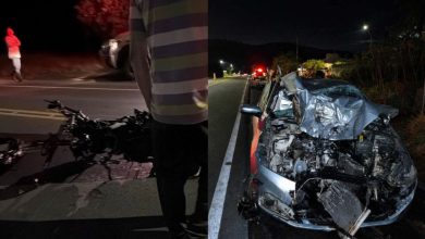 Grave colisão na SC-350 mata motociclista e deixa 3 mulheres feridas em Rio do Sul