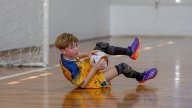 Aos 8 anos, goleiro de Timbó é convocado para disputar a Taça Brasil de Futsal Sub-8