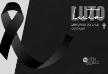 Óbitos no Vale do Itajaí de 27 a 31 de julho