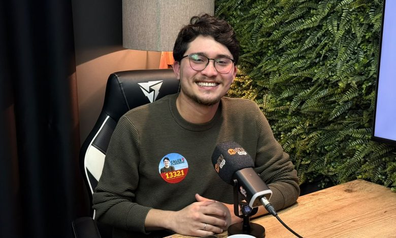 “Não sou um candidato perneta”: Caleb dispara contra a polarização e promete “muita braveza” para fiscalizar o governo