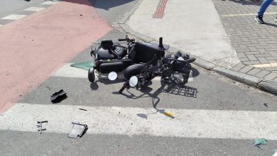Colisão com veículo autopropelido deixa mulher inconsciente e duas menores feridas em Pomerode