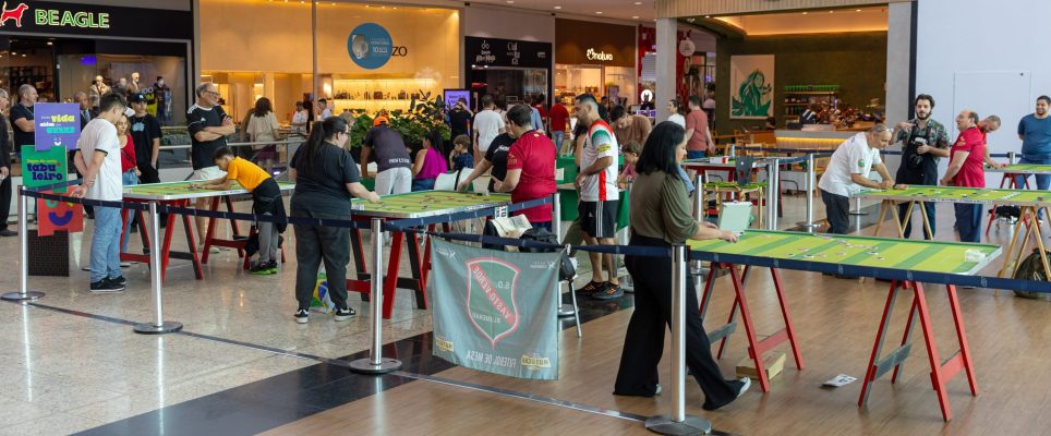 Norte Shopping reúne Lego e futebol de botão em Blumenau neste fim de semana