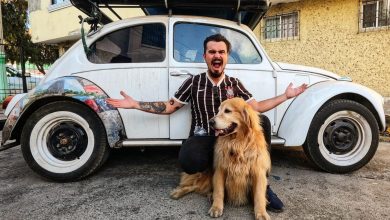 De Fusca pelo mundo: história do catarinense Jesse Koz e seu cão Shurastey vai virar filme