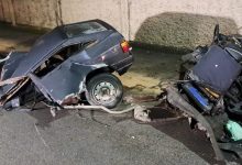 Colisão contra poste mata homem e deixa dois feridos durante a madrugada em Brusque