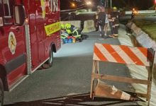 Motociclista fica ferido após bater contra objeto fixo na marginal da BR-470, em Indaial