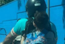 Flagrado com criança sem capacete na garupa, motociclista causa indignação no trânsito em Blumenau