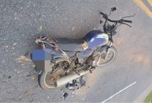 Motociclista fica gravemente ferido após colisão contra caminhonete na BR-470 em Ascurra