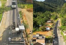 Quase R$ 500 mil: Rua Santa Rosa ganha pavimentação em Benedito Novo