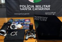 Furto em residência termina com homem preso e objetos recuperados em Timbó