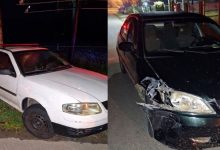 Gestante de 18 semanas fica ferida em colisão entre três carros em Pomerode
