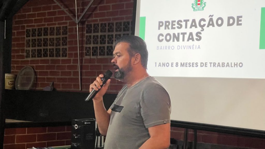 Administração Municipal realiza prestação de contas das ações no bairro Divinéia, em Rio dos Cedros