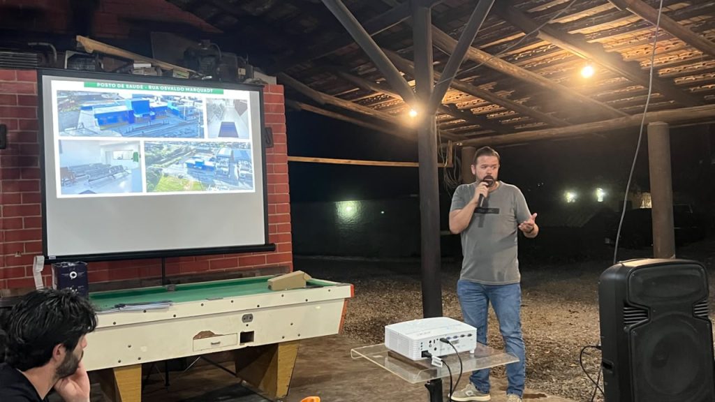 Administração Municipal realiza prestação de contas das ações no bairro Divinéia, em Rio dos Cedros
