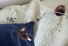 Celular superaquece durante a madrugada e queima travesseiro enquanto jovem dormia