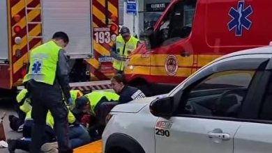 Atropelamento deixa mulher de 63 anos inconsciente e mobiliza bombeiros no Centro de Brusque