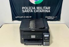 Queria levar a impressora: homem acaba preso após invadir marmoraria em Blumenau