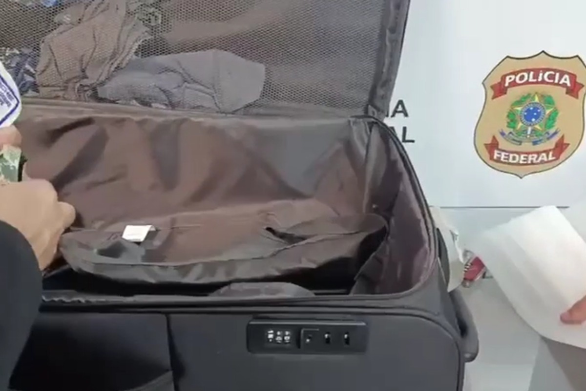 Jovem de SC é preso com 3,5 kg de cocaína na mala rumo a Paris